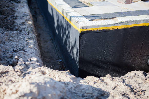 Residential Wet Basement Repair installation at a Burt, NY home by SJ Waterproofing Pros